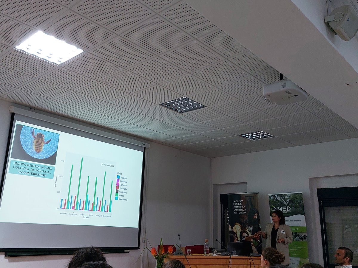 ReboleiraLab's tweet photo. A nossa aluna Rita Eusébio apresentou uma comunicação oral sobre o seu doutoramento, no VII Encontro de Estudantes de Doutoramento de Ambiente e Agricultura, hoje na Universidade de Évora. @CE3CResearch @TMB_cE3c @FC_UL https://t.co/1lfHHo1EbV