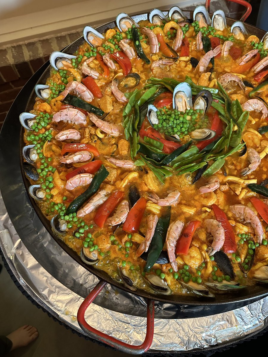 The Paella at the fellows holiday party was delish