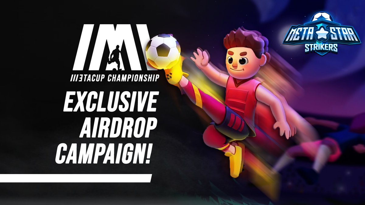 🔥MetaStarStrikers x M3TACUP Special Quest🔥

1. Register for M3TACUP for FREE at dashboard.m3tacup.io/login
2. Screen shot (SS) your M3TACUP profile page
3. Submit SS in the comments, tag 3 friends &amp; your wallet address!
4. RT this post

Stand a chance to win 10 Mint Pass NFTs!🥳