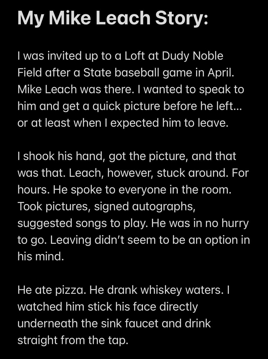 danielcblack's tweet image. My Mike Leach story.

Rest well, Coach.