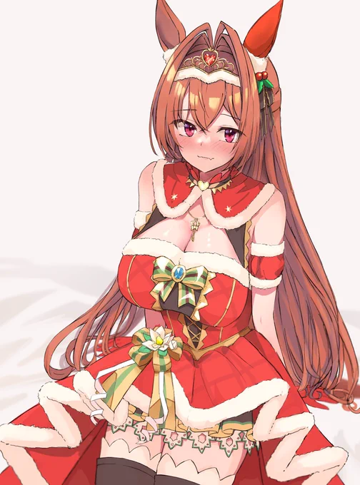 クリスマスダスカ 衣装可愛すぎる… #ウマ娘 