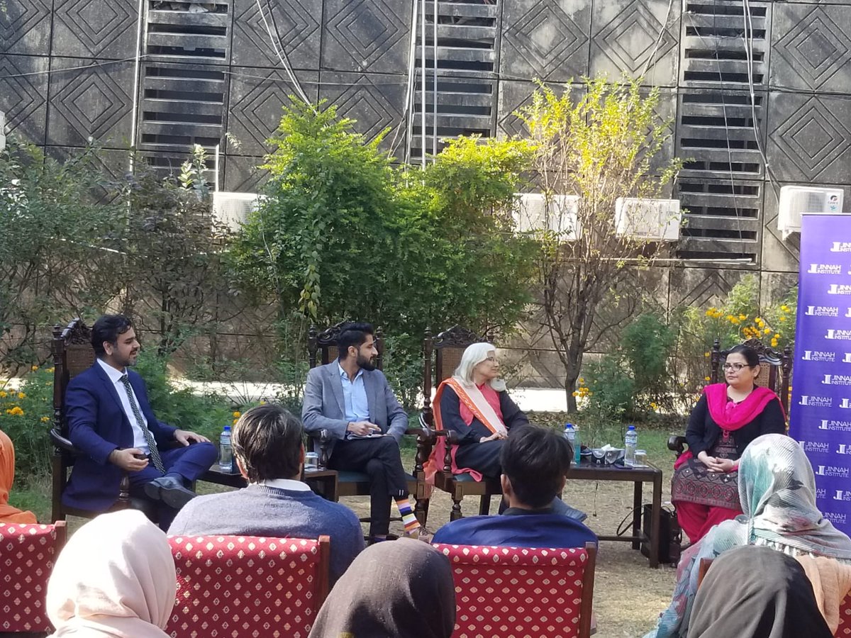 To understand who gets left behind in the wake of climate catastrophes, moderator <a href="/salmanzaidi22/">Salman Zaidi</a> sat down with <a href="/afiasalam/">afia salam</a>, <a href="/ShabanaArif/">Shabana Arif </a> &amp; <a href="/noamangali/">noaman g ali نعمان غ علی</a>  for JI’s town hall at QAU, titled Climate Catastrophe: Who Gets Left Behind?