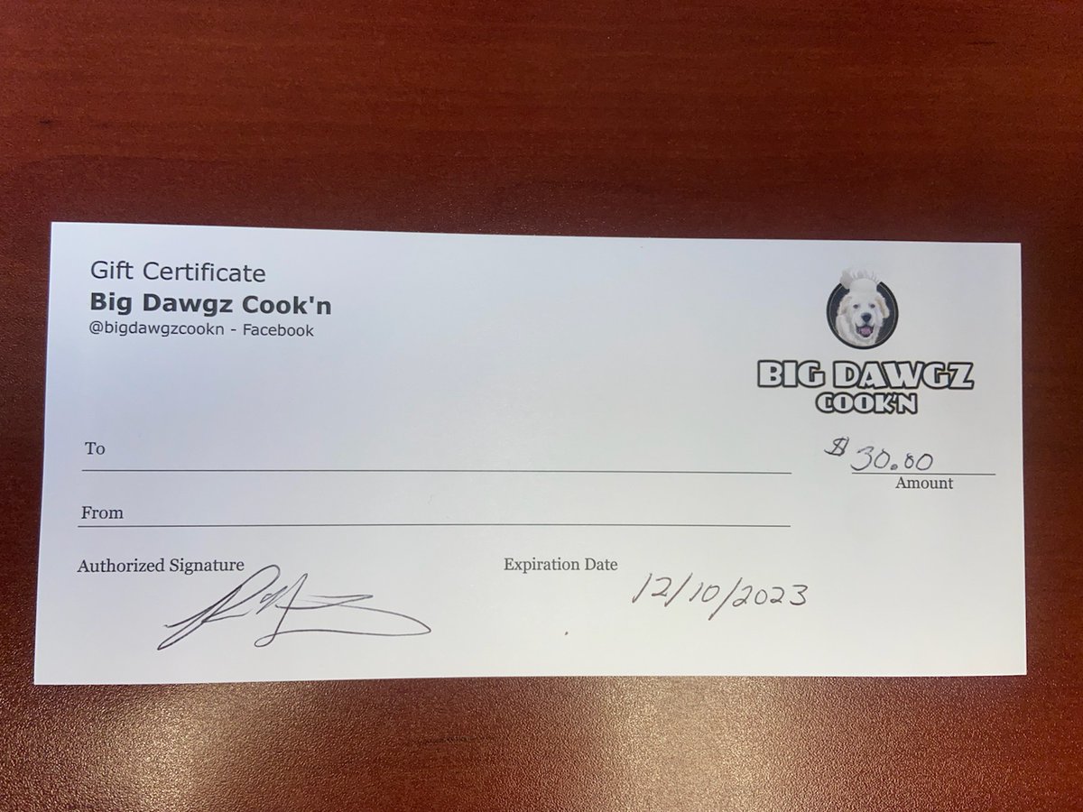 schopecenter's tweet photo. Today starts the Seven Days of Hope! We partnered with awesome local businesses to do a fun social media giveaway to bring some joy to you this holiday season. 
To enter: like our page and retweet this post! 
Today's item is a $30 gift certificate for BIG DAWGZ COOK’N! https://t.co/pKalqFRXjZ