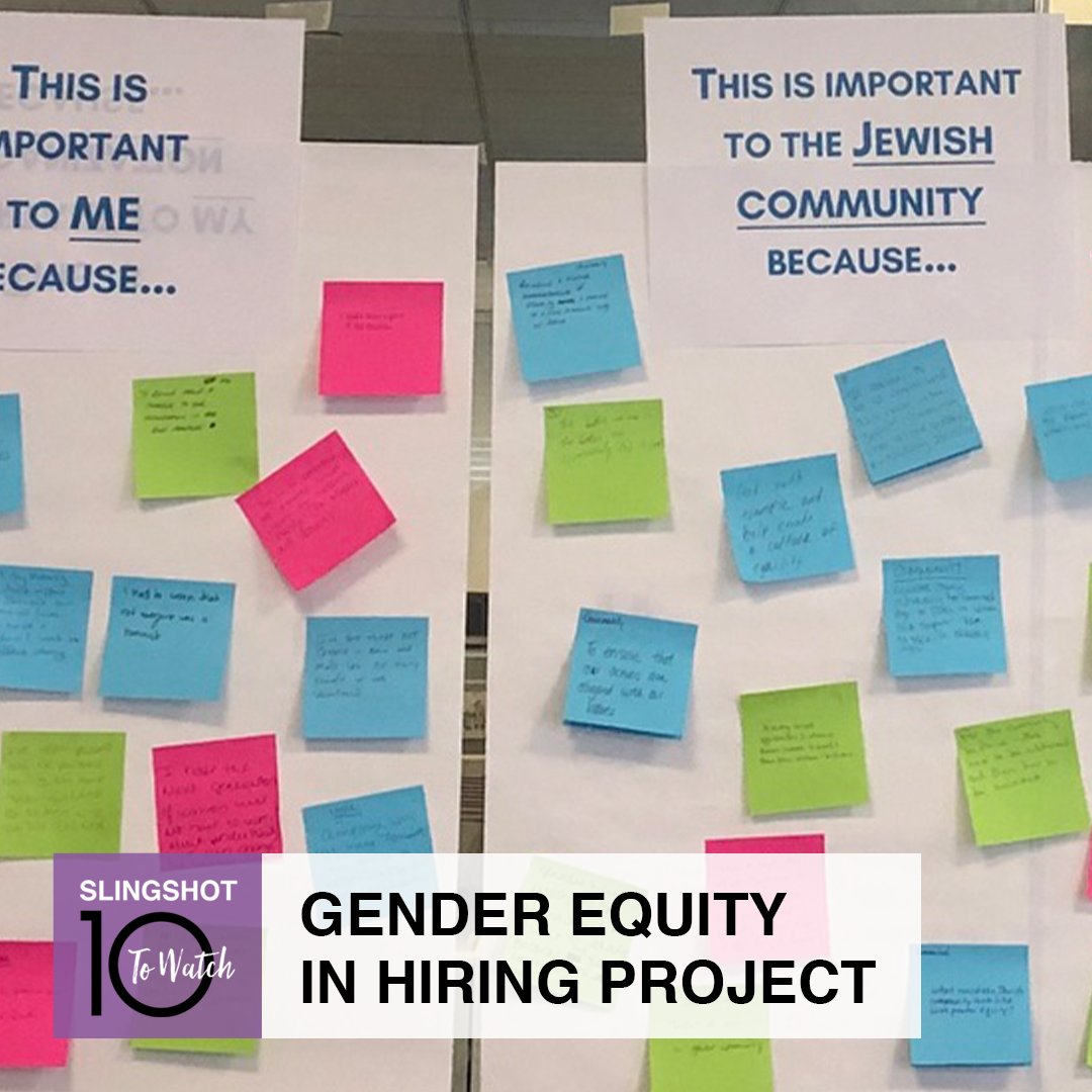 This #TenToWatchTuesday is a blog from <a href="/jwequity/">Gender Equity in Hiring in the Jewish Community</a> about challenging the gender bias in hiring and employment processes in Jewish organizational life.

bit.ly/3Bw6hfB #JewishInnovation #Jewish #TenToWatch