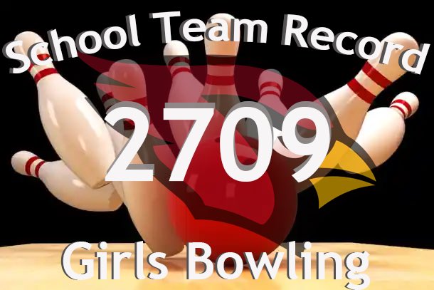 CCSDCards's tweet photo. New school record for girls bowling! https://t.co/MBTG01jNH7
