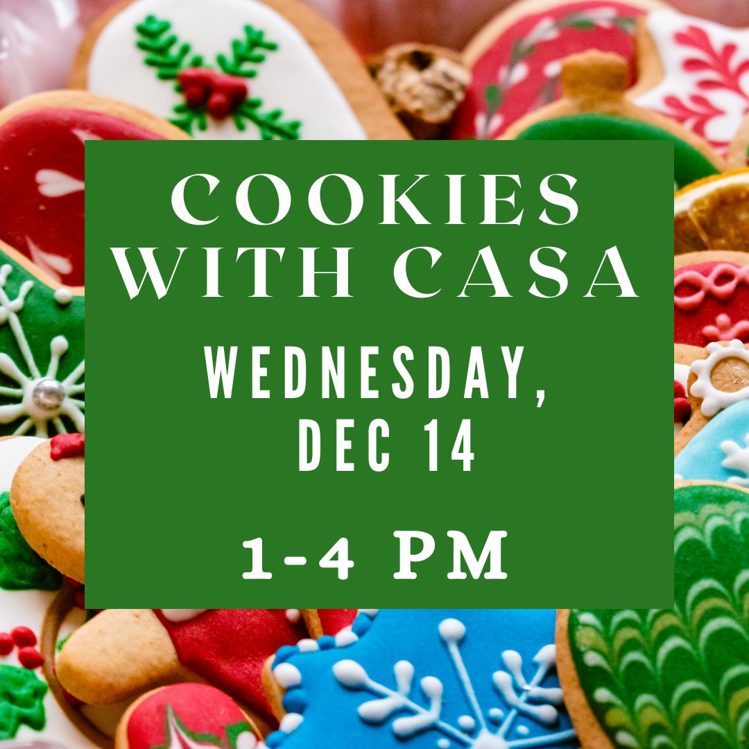 1 More Day until we Celebrate! All of our CASA Volunteer Heroes are invited from 1-4 PM for Cookies and Hot Chocolate. We are Super Thankful for YOU!