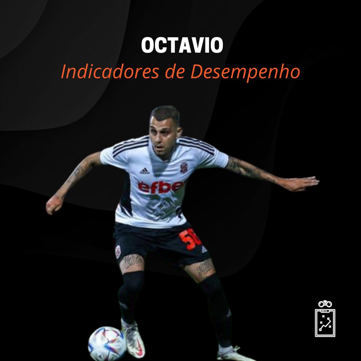 Octavio é um médio ofensivo brasileiro de 28 anos que atua pelo CSKA 1948. Revelado pelo Botafogo, o atleta demonstra ser um jogador importantíssimo para a sua equipe em momentos com bola.

Alguns indicadores demonstrados pelo atleta são pormenorizados abaixo: