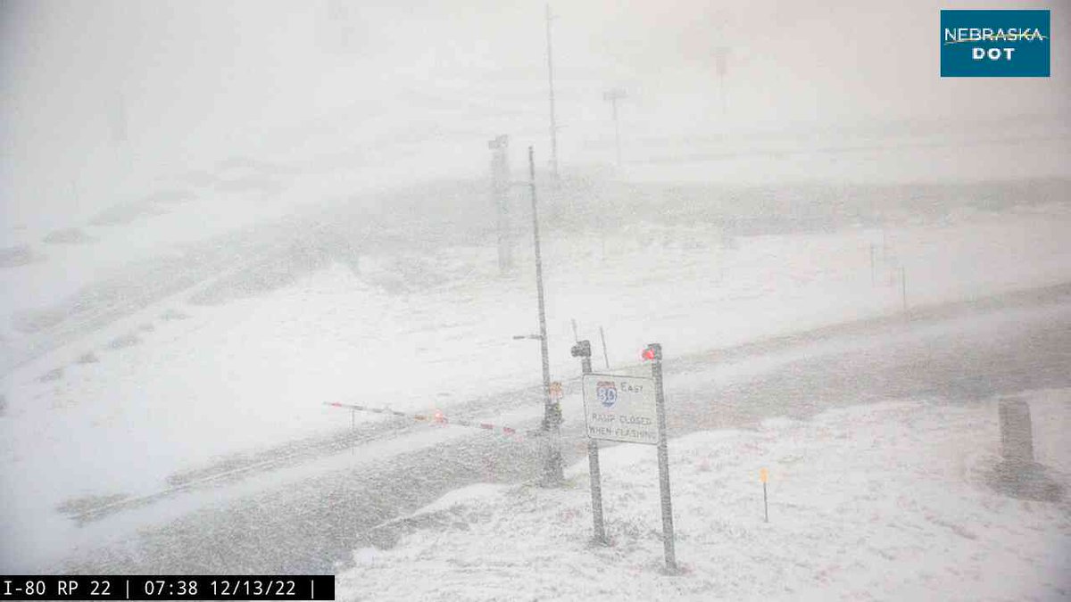 Nebraska State Patrol (@nestatepatrol) on Twitter photo 🚨TRAFFIC ALERT🚨
I-80 is CLOSED for Westbound traffic from North Platte to the Wyoming Border. Highway 30 is CLOSED for that same area as well.
Please do not attempt to travel in these blizzard conditions. Follow <a href="/NebraskaDOT/">Nebraska DOT</a> for road closure updates as well. 🚨TRAFFIC ALERT🚨
I-80 is CLOSED for Westbound traffic from North Platte to the Wyoming Border. Highway 30 is CLOSED for that same area as well.
Please do not attempt to travel in these blizzard conditions. Follow <a href="/NebraskaDOT/">Nebraska DOT</a> for road closure updates as well.