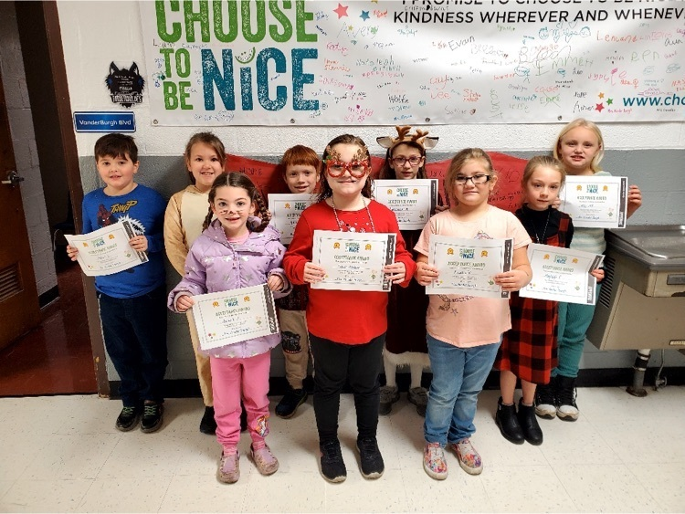 OkawValley's tweet photo. OVES Choose To Be Nice December Lunch Bunch winners. #CTBN https://t.co/0cjjSKZnQ3