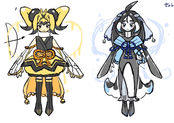 キャラデザやらなと思ってとりあえず作ったけどめちゃくちゃ良い! 