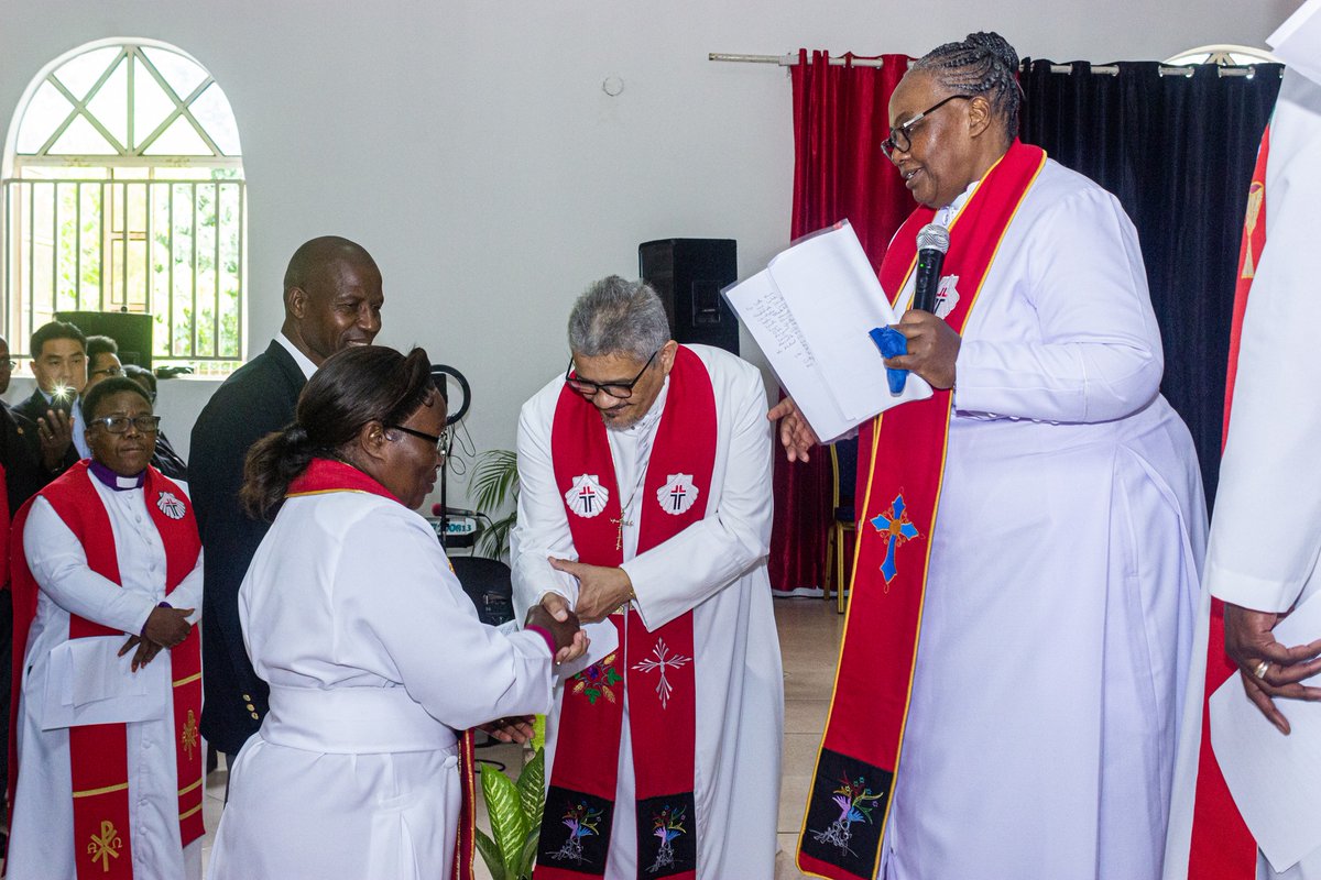 MethodistChSA's tweet photo. Mozambique District Induction The Act of Induction Rev Mucamba becomes Bishop of the Mozambique District https://t.co/wxI7NhiylH