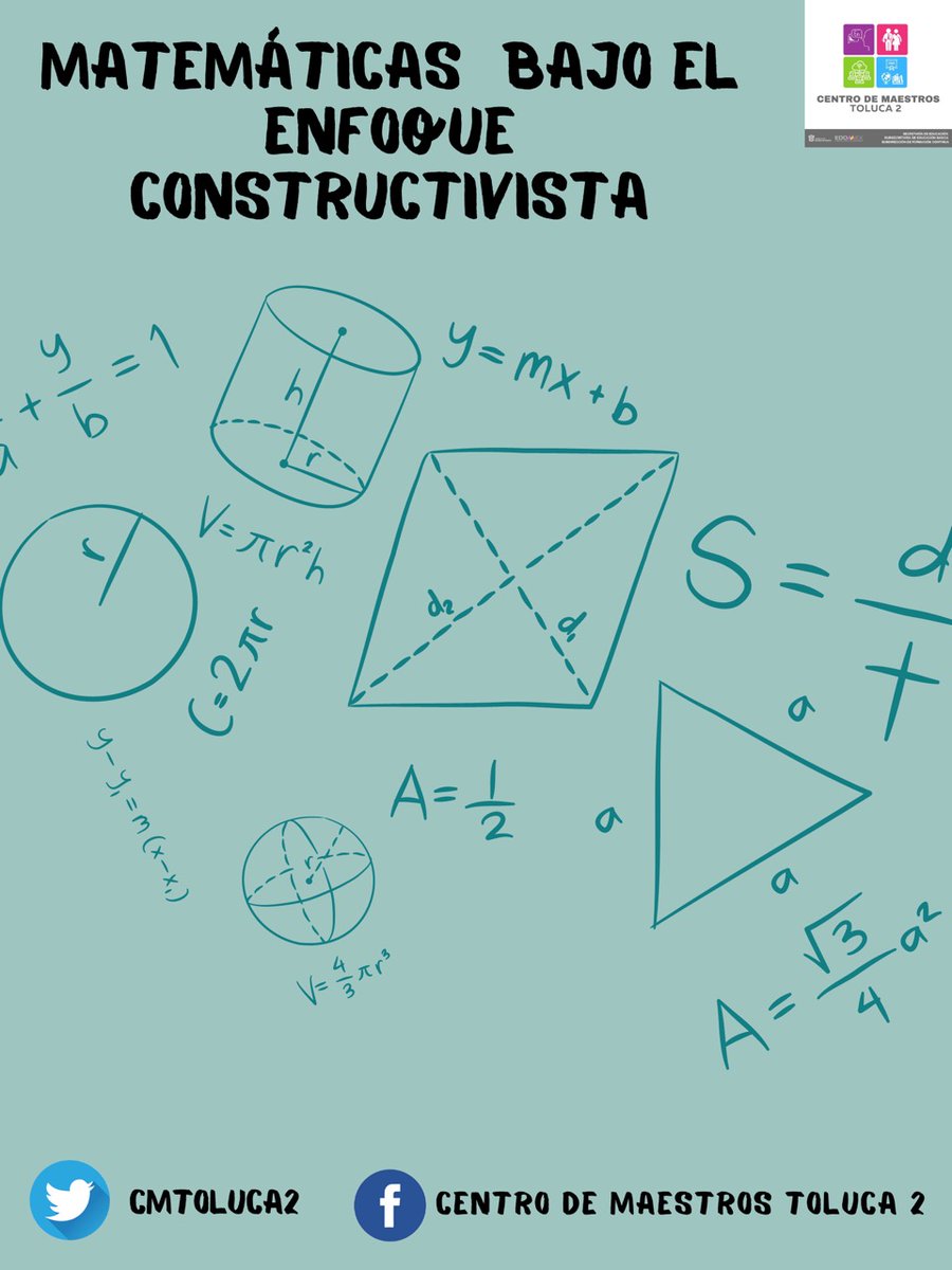 CMToluca2's tweet photo. #PensamientoLógicoMatemático
El profesor #constructivista se entrega a la libertad de crear, construir a sus alumnos para que éstos edifiquen su propio aprendizaje utilizando todas sus habilidades,
destrezas, necesidades e interés como seres dotados de razonamiento. https://t.co/TfQ60rJone