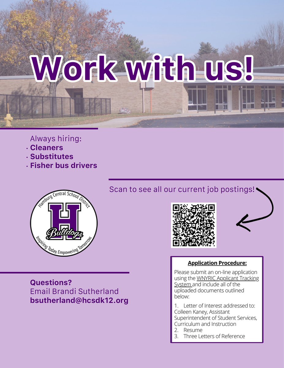 We’re hiring! Check out the current postings by scanning the QR code ⬇️✨