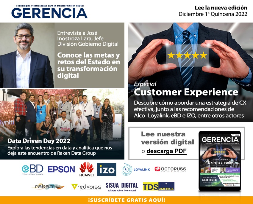 RevGerencia's tweet photo. ¡Te presentamos la edición diciembre de Revista Gerencia! Revísala y lee nuestro especial de Customer Experience en https://t.co/QvlpLCMD9O

@EpsonLatin @HuaweiLatam @Redvoiss @sisua_digital @IZOInsights @rakendatagroup https://t.co/Sd31YGpn5W