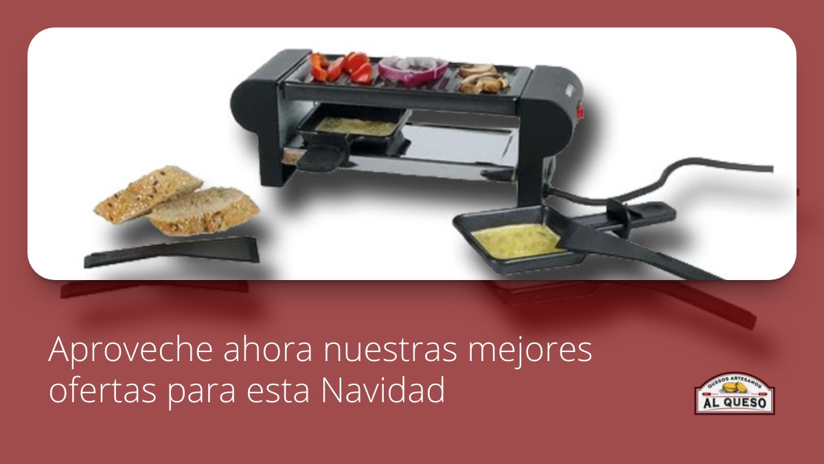 Al_Queso's tweet photo. Aproveche, ahora, nuestras mejores ofertas para esta Navidad:
regalos para los muy queseros: cuchillos, raclettes, fondues, queseras, ralladores, tablas, kits para hacer su propio queso y por supuesto los mejores quesos artesanos. https://t.co/4TSGWM8MjT https://t.co/VxYMaucpR7