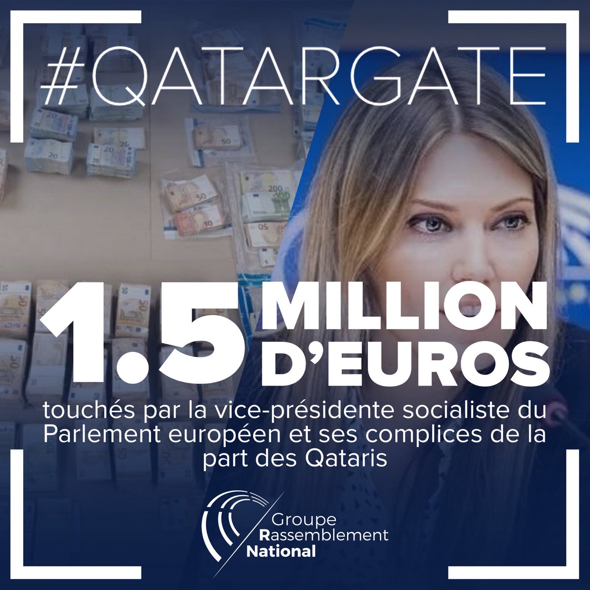 LopezLiguori's tweet photo. ⛔️ Stop corruption 💶
Les donneurs de leçons socialistes pris la main dans le sac #Quatari.
La commission d’enquête de @JphTanguy sur les ingérences étrangères aura à cœur de faire tomber les hommes politiques et les partis corrompus !
#Qatargate
#EvaKaili
#UE https://t.co/ZIGHtp61GE