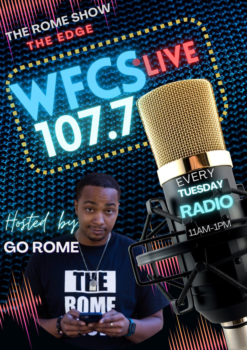 Tune In .<a href="/wfcsradio/">WFCS 107.7 The Edge</a> 107.7 The Edge 📻 11am-1pm Est I’ll Be Live!! 🎙️ The Rome Show Today I Got A Few Xmas Songs I’m In The Holiday Spirit Jam With Me!!!!