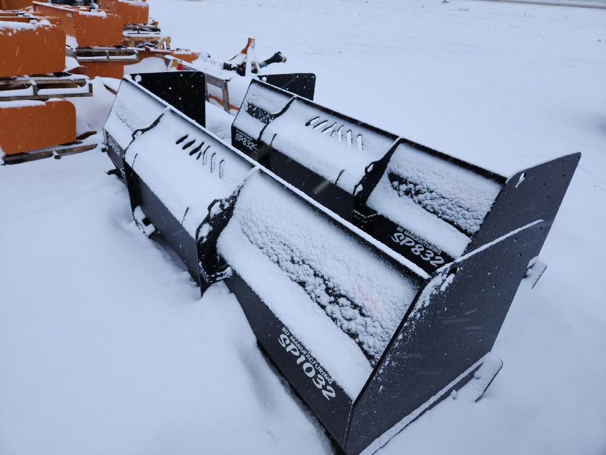 #blizzardseason22 is coming! We have <a href="/BDManufacturin1/">BD Manufacturing</a> snow pushers on hand. 8': $4000 10': $4500