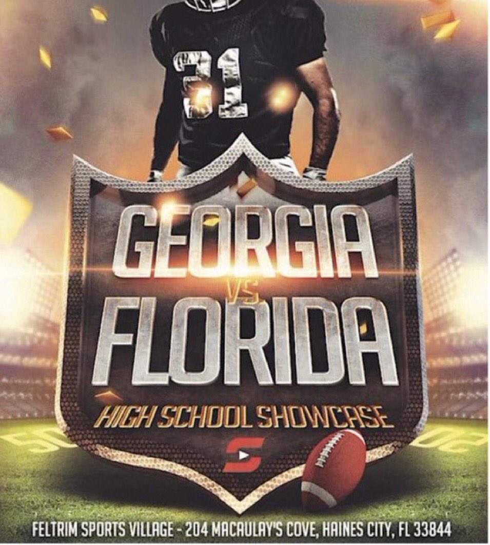 Keith4Williams's tweet photo. Thankful to be invited to compete in the 
@GAvsFLShowcase @OreyFerrell @footballcoach33 @BigPantherHC @RecruitingBh @bhernyscoutguy https://t.co/gbno2lY9QR
