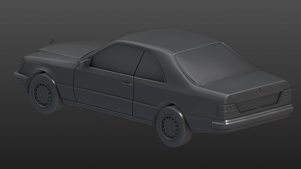 C_arolus's tweet photo. Some nice, non hollow wheels for the #Mercedes #Benz #W124 #300CE, made in #blender by yours truly. #Blender3d #3dmodeling https://t.co/5g85B3l9XM