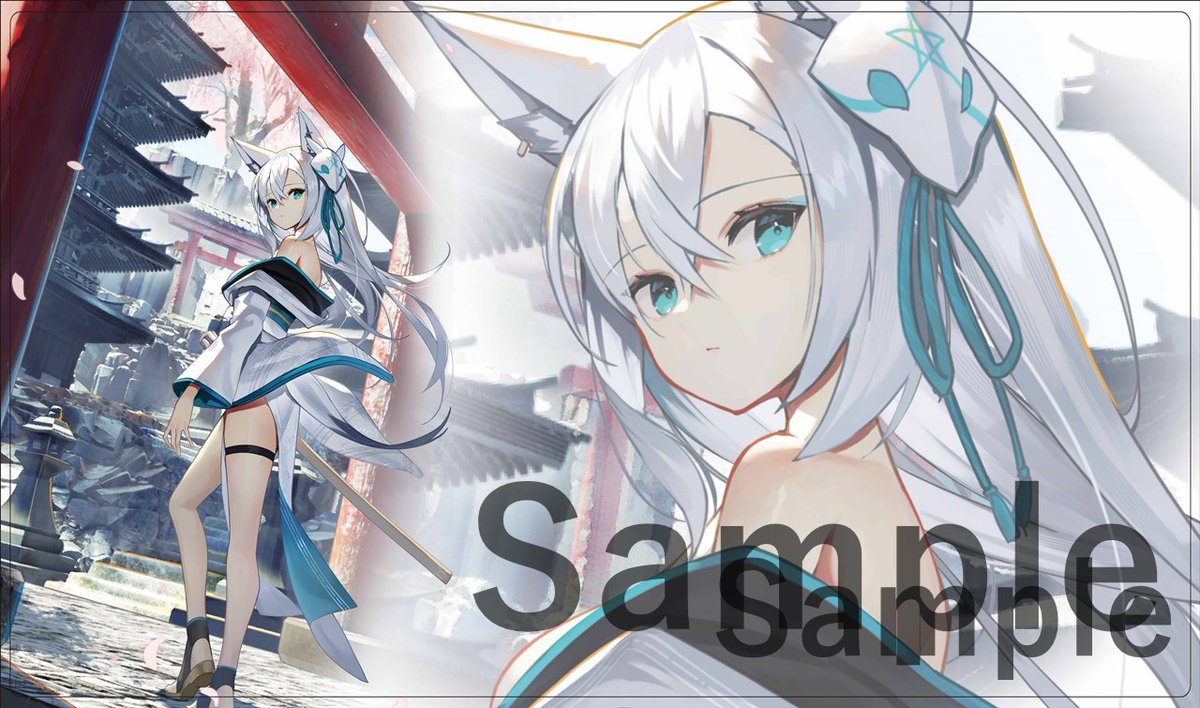 C101/コミケ/エアコミケ新作情報
「フブキ」のスリーブとプレイマットになります。イラストはスコッティ様(@Sco_ttie)になります! 