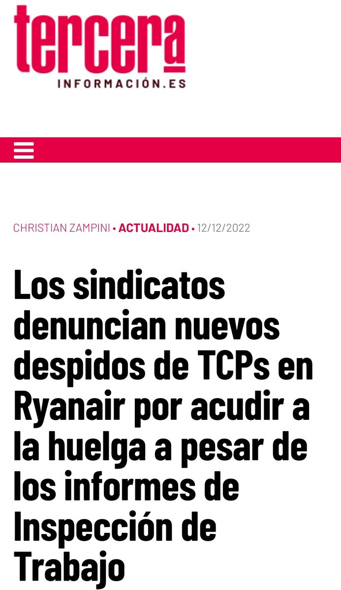 unificaluchas's tweet photo. Sin la connivencia entre las Administraciones Autonómicas, Gobierno y la esclavista #RyanairMustChange estas vulneraciones laborales no serían posibles
#ReadmisiónDespedidos https://t.co/H8BrPa1EOj