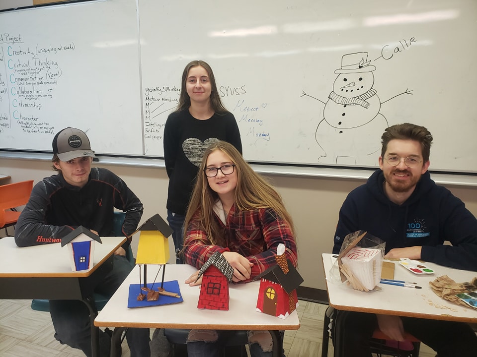 We had such an amazing session with Ms. Green last week. Look at our amazing "Little Red Sheds" (Based on Adam Young's artwork/book). <a href="/NLESDCA/">NLESD</a>