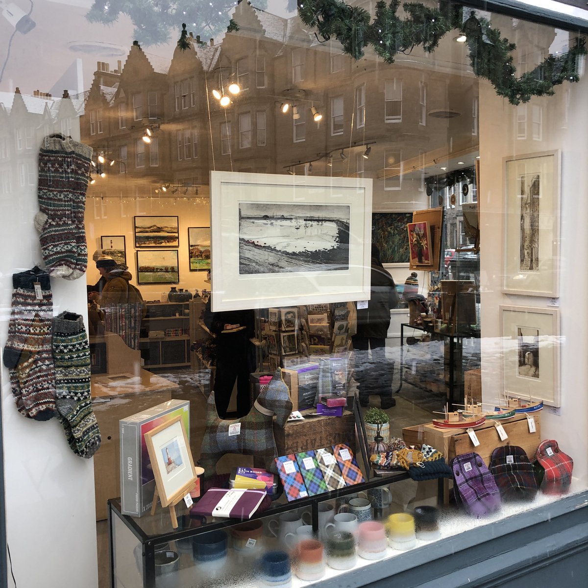 Nice and cosy in the gallery ❄️❄️❄️