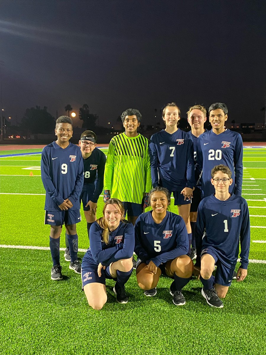 Last Unified Soccer game of the season against the Higley Knights. Game starts at 5:00pm at Higley High School. Come out and cheer on your Pumas! #playunified #liveunified #ChooseToInclude @PerryPumas07 @perry_pumas @ChandlerUnified @CUSDAthletics