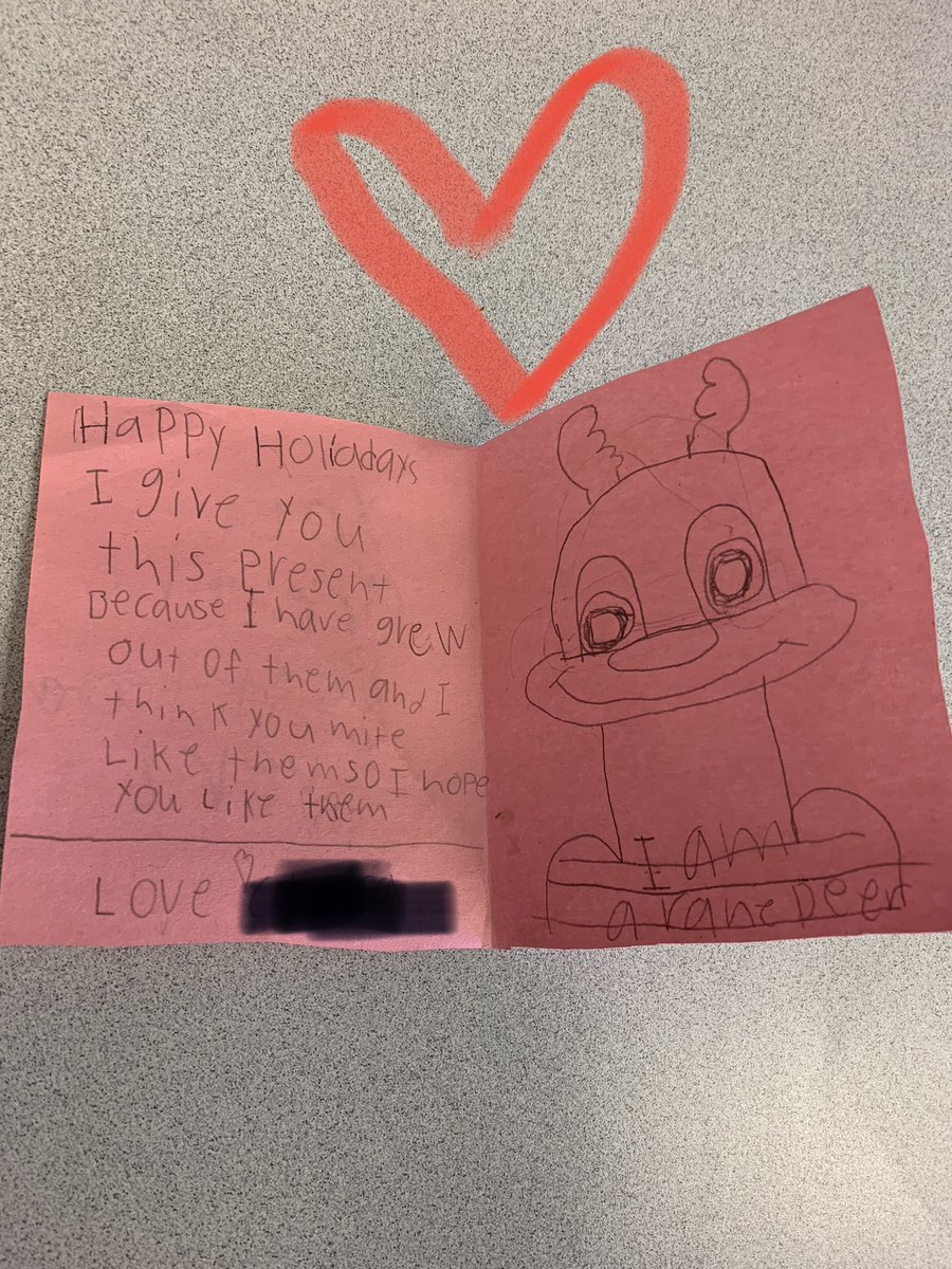 I received the most thoughtful gift from a previous student. 🥰 The note. 🫶🏼 <a href="/SASD_Vernfield/">Vernfield Elementary</a>