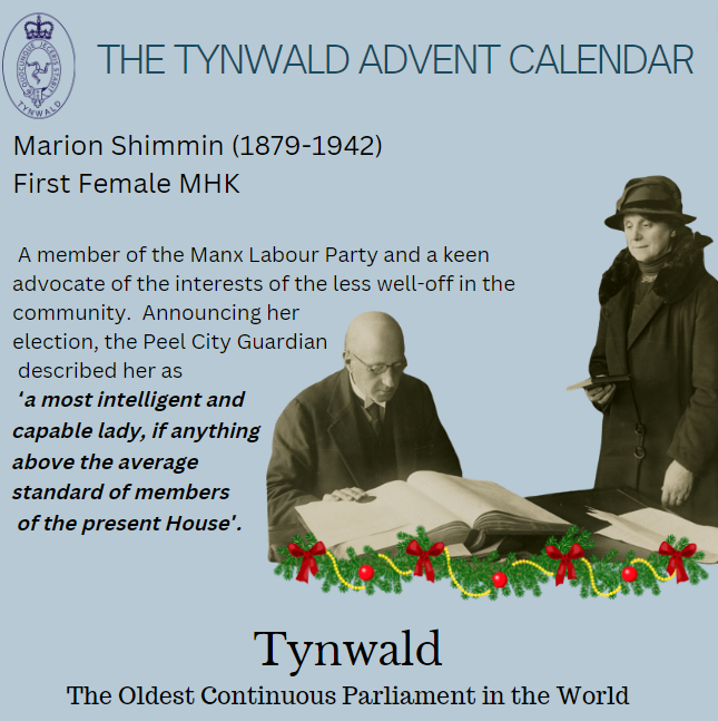 Tynwald Advent Calendar #Day14

Who was the first female MHK? 

#isleofman #Manxhistory