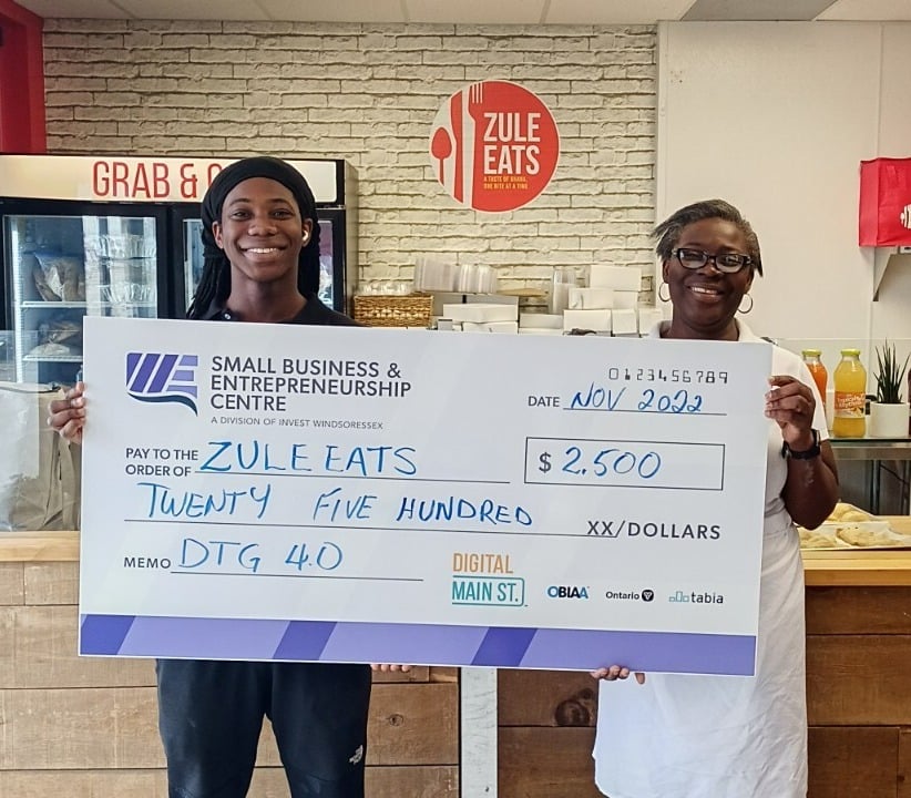 WEsmallbusiness's tweet photo. Congratulations QTea Asian Food &amp; Bubble Tea &amp; Zuleeats for completing @digital_mainst Digital Transformation Grant program. @OBIAA_

Contact #DigitalMainStreet's Digital Service Squad for free one-on-one support and digital transformation consultations ➡️ https://t.co/Uy2sVGx0eI https://t.co/E6MRl6OPT8