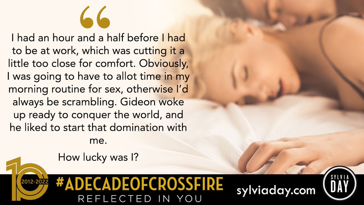 SylDay's tweet photo. Morning sex is the best sex. Ask Eva! #ReflectedInYou
🌅 https://t.co/kyYPvWrfqa 🌅
#TeaserTuesDAY
#BookTwitter
#ADecadeOfCrossfire https://t.co/vTIG29KrId