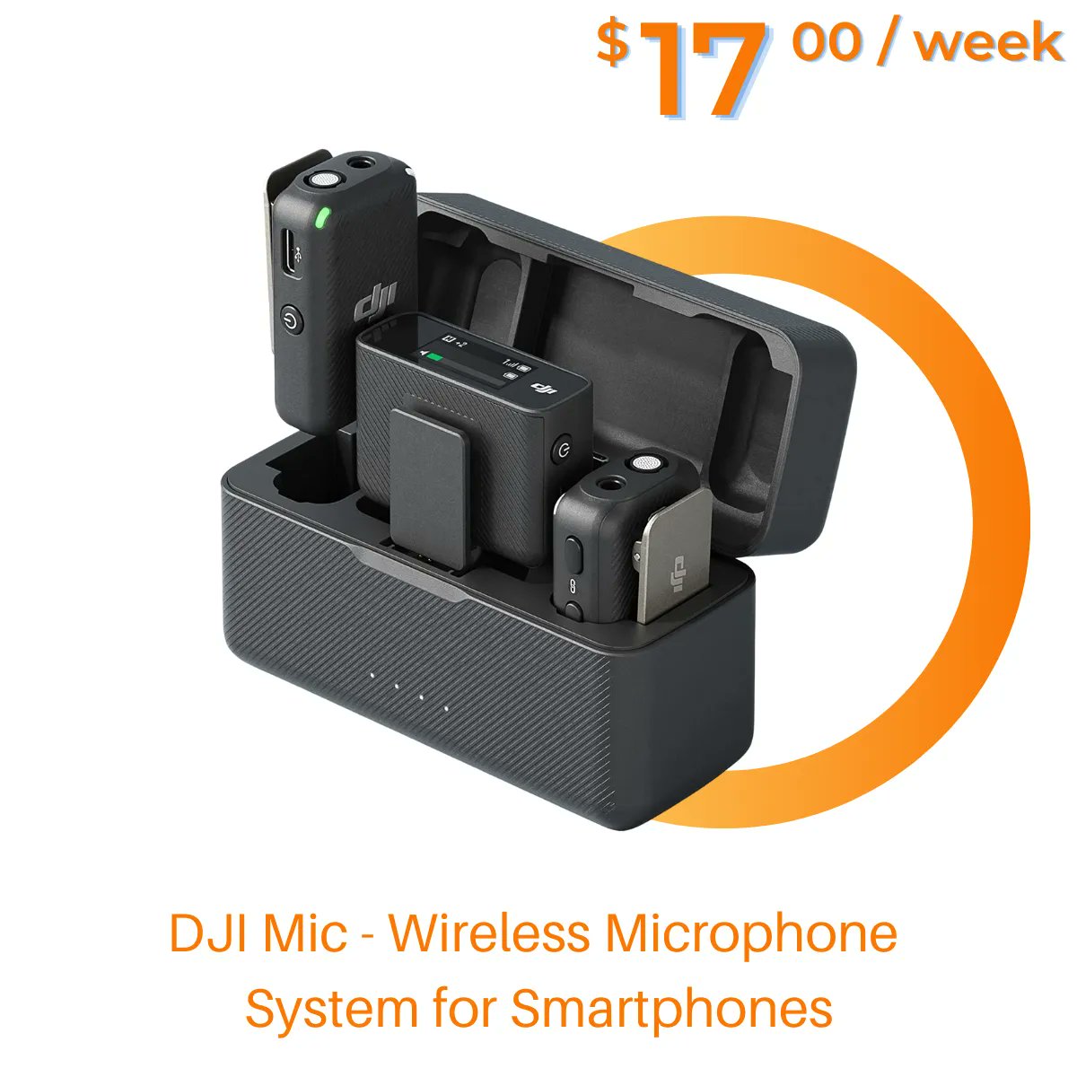 SublifyCom's tweet image. Start your lease now : buff.ly/3Bs5Z9A 
All-In-One Storage, Ready to Use - An all-in-one design makes it ultra-portable and accessible. Two transmitters and the receiver are pre-linked, charged, and securely stored in the charging case. 
#sublify #mic #dji #wireless