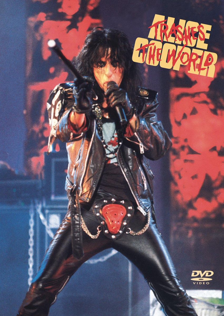 HairBandRadio's tweet photo. December 13/14, 1989: After two shows at London's Wembley Arena, Alice Cooper played two more in the UK in Birmingham that were recorded and released a year later as "Alice Cooper Trashes the World". https://t.co/Ad1PHOM73U #AliceCooper #80sHairBands #80sRock #80sVideo https://t.co/D1DgvORDRj