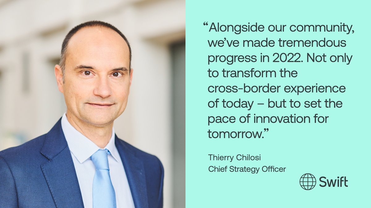 swiftcommunity's tweet photo. The #G20 has made improving the cross-border movement of value a key priority across 4 areas: speed, lower costs, transparency &amp; accessibility. We share this vision too, &amp; in 2022 have made great progress.

Learn more: https://t.co/nsmjScbEhr

#crossborder #cbdc #tokenised https://t.co/mrc2DyCJzZ