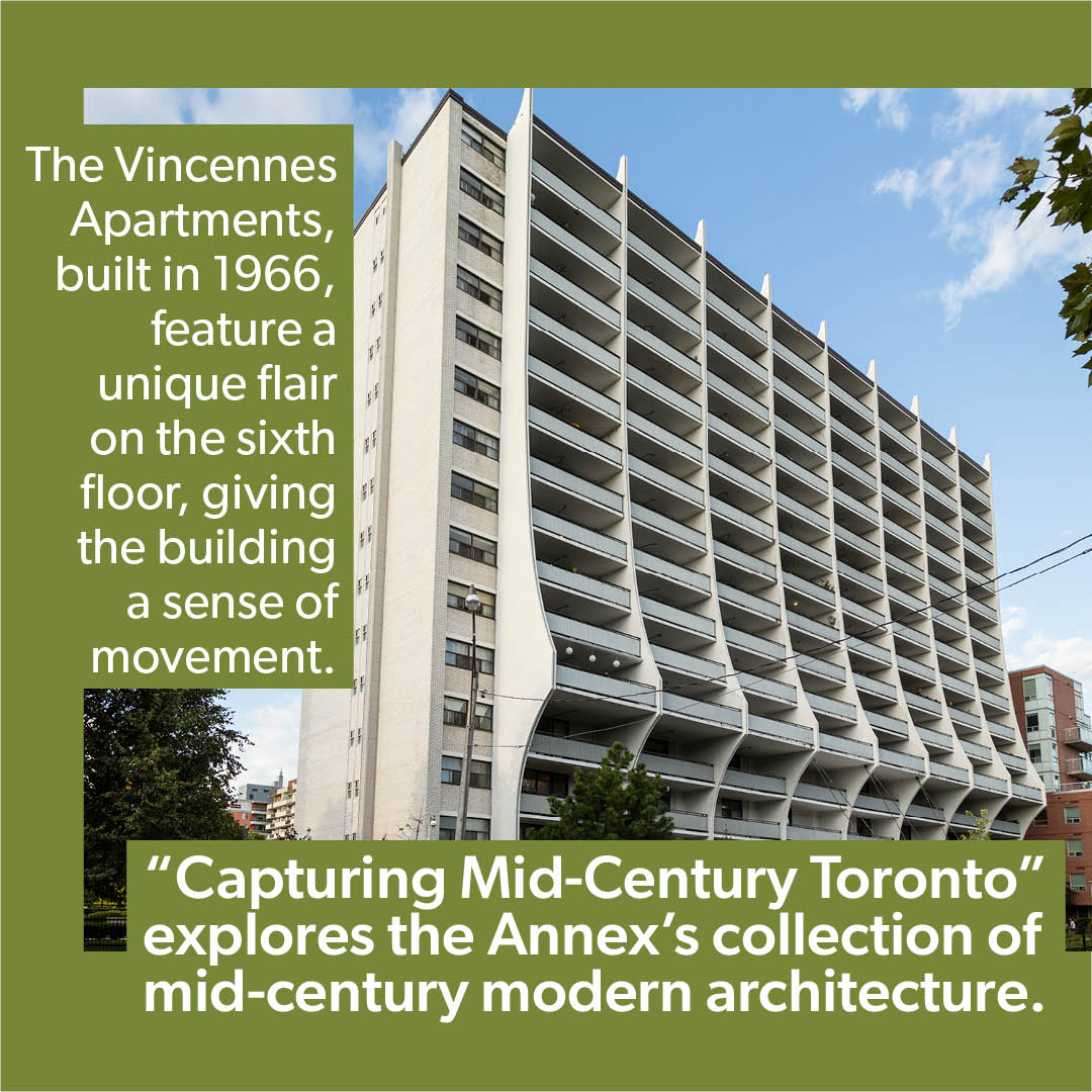 Our digital map tour 'Capturing Mid-Century Toronto' covers how architects like Uno Prii created space-age designs that embodied the new spirit of the Annex as the neighbourhood's population increased. Find the tour here: ow.ly/2q9350M1w4V #TOHeritage #TOArchitecture
