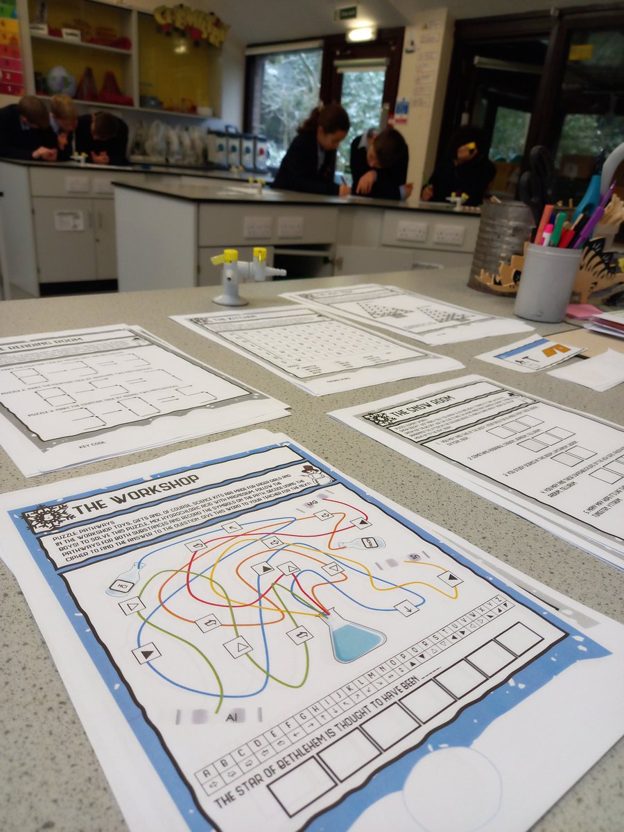 OPSScience's tweet image. The science escape room is getting pretty intense! Such fierce competition from all years but Year 6 are currently comfortably in the lead taking only 35 minutes and 53 seconds! Phew! @OPS_OratoryPrep #STEMeducation #STEM