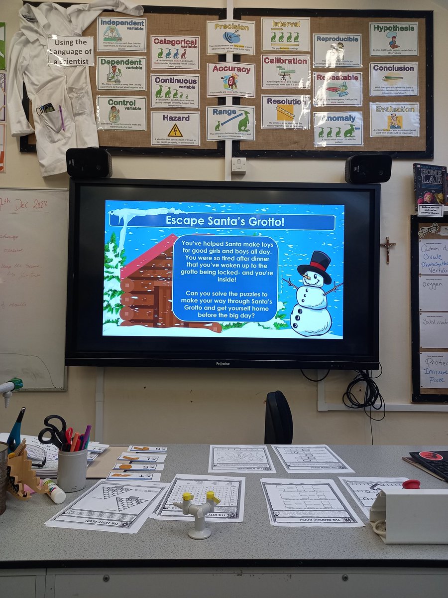 OPSScience's tweet image. The science escape room is getting pretty intense! Such fierce competition from all years but Year 6 are currently comfortably in the lead taking only 35 minutes and 53 seconds! Phew! @OPS_OratoryPrep #STEMeducation #STEM