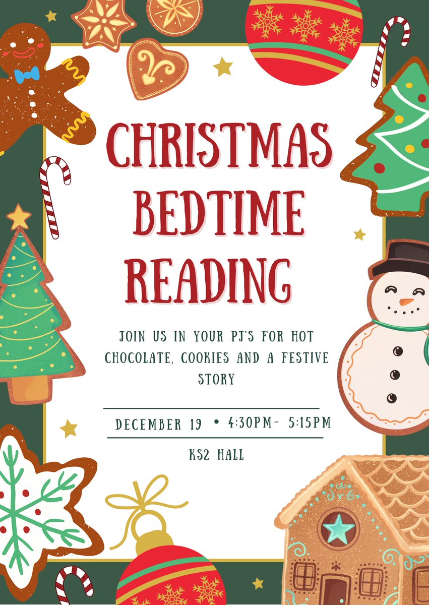 Less than one week to go until our festive bedtime reading event! 

We can't wait to see you there! ❤️❤️❤️