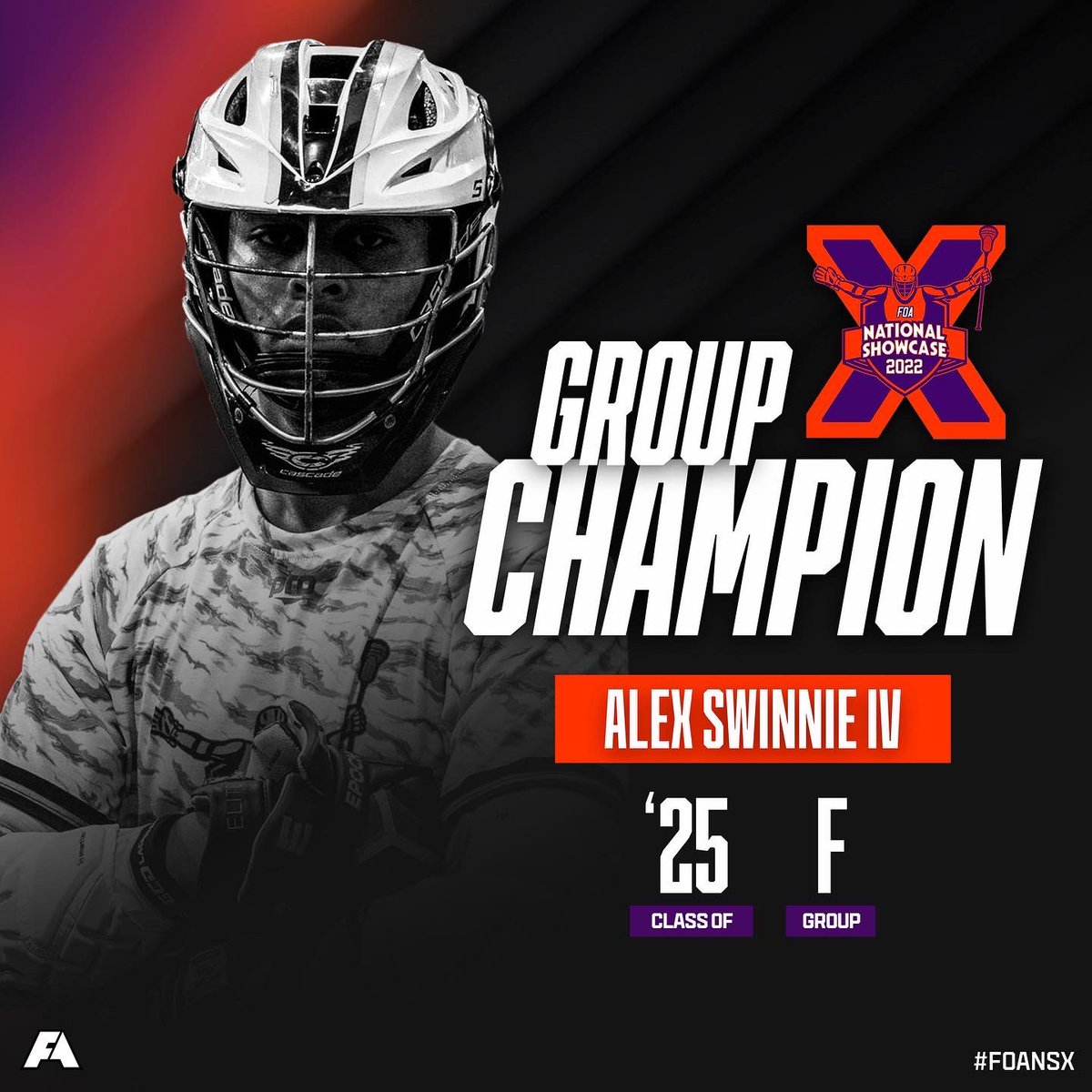 Faceoff_Academy's tweet photo. Congrats to Alex Swinnie IV! Check out The #FOANSX 2025 Class Group F champ.  #BecomeLegendary https://t.co/xBMDTY4gKK