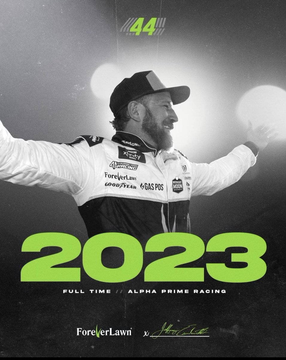 PRIME partnership alert!🚨

We’re  excited to announce our sponsorship of @jearnhardt1 as he races a full season with @teamalphaprime in the No. 44 Chevy Camaro! Who’s ready to #haulgrass this season?! 😤🏁

alphaprimeracing.net/news/news-fwfcr

#blackandgreengrassmachine  #grasswithoutlimits