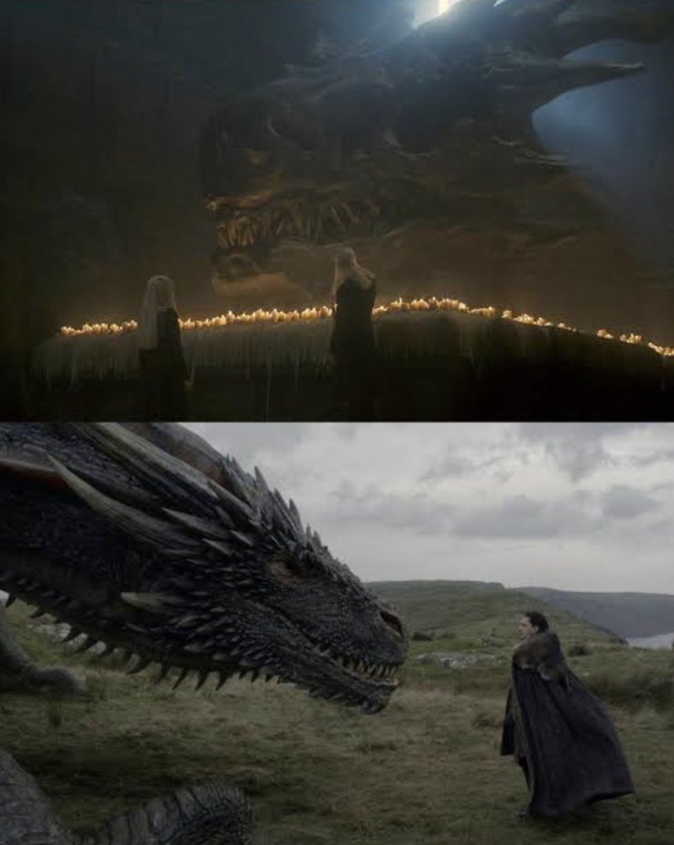 Sidney On Twitter RT WiCnet Size Difference Between Drogon And Balerion The Black Dread 