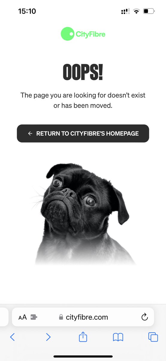 turnipeater's tweet photo. @CityFibre you sent a letter to register for updates and win prizes but the link and QR code don’t work. Please can you look in to this? https://t.co/Uh6esNZwVy