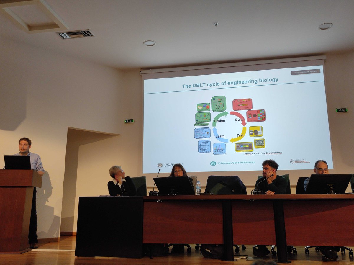 To TBB συμμετείχε στο 13ο Πανελλήνιο Συνέδριο της ΠΕΒ 13synedrio.pev.gr, με Στρογγυλή Τράπεζα με θέμα "Συνθετική Βιολογία: Καινοτόμες Λύσεις σε σύγχρονα προβλήματα στην υγεία και το περιβάλλον".  Μοναδική εμπειρία με τη συμμετοχή πολλών νέων βιοεπιστημόνων!