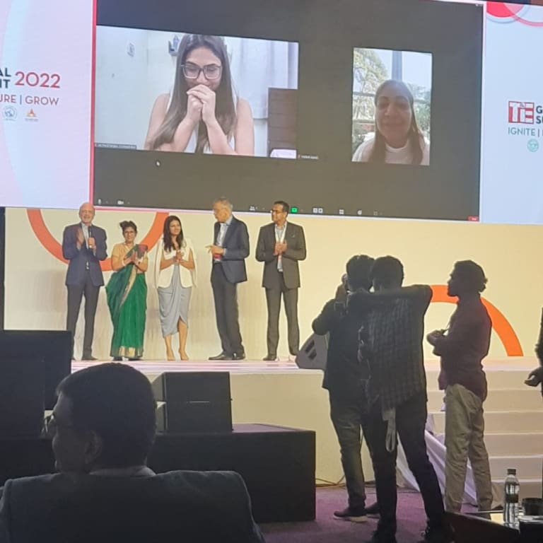 CONGRATULATIONS TO AZIMA DHANJEE FOR MAKING PAKISTAN PROUD AT TIE GLOBAL SUMMIT 2022!

TiE Lahore winner Azima (Co-Founder &amp; CEO, ConnectHear) won at TiE Global Summit, 2022. Your hard work and perseverance have paid off. 

We are proud of you! 

#TiEWomen #TiEglobal #TiELahore