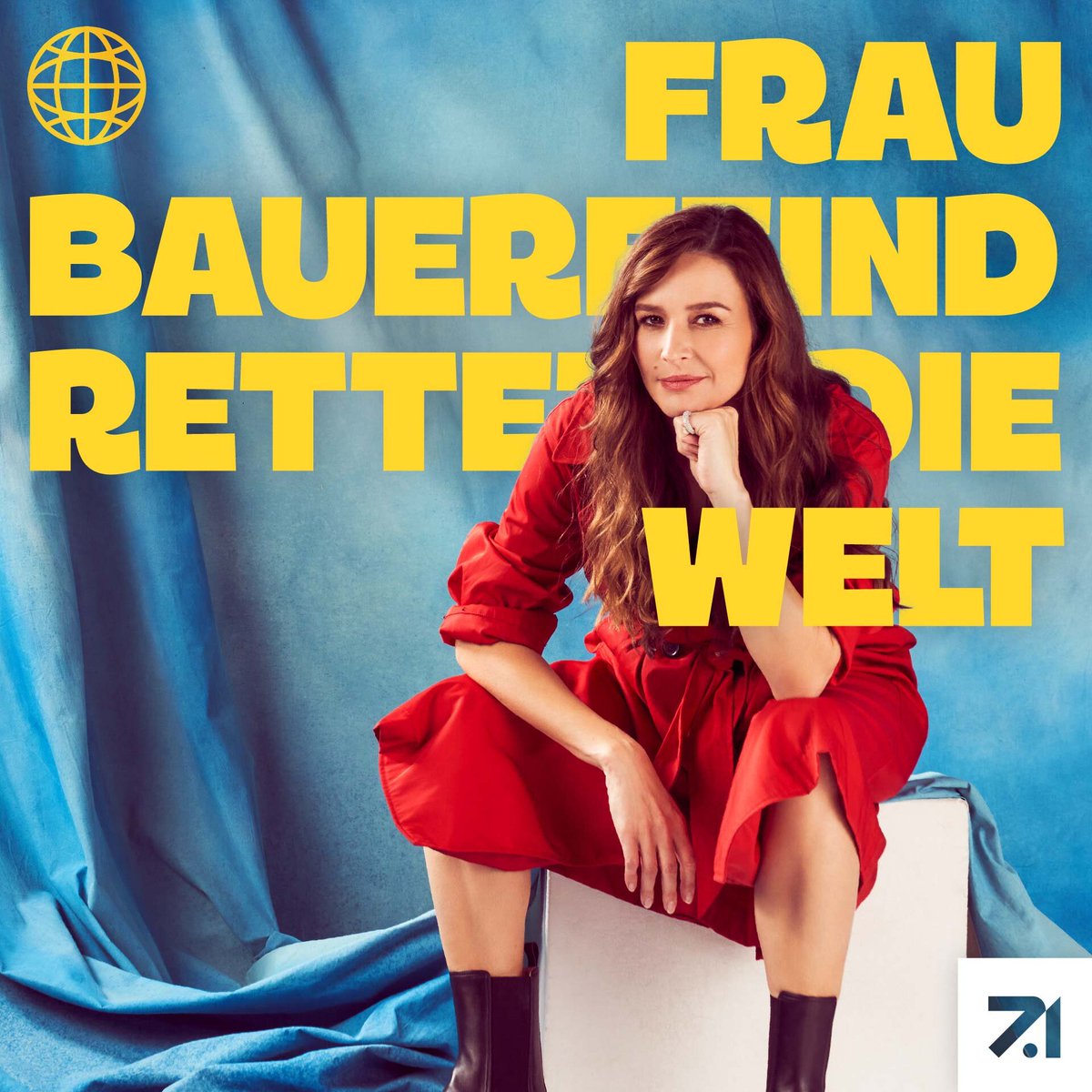 P7S1Group's tweet image. Heute startet die #SevenOne Audio Podcast-Show „Frau Bauerfeind rettet die Welt“. 🌎 18 Start-ups pitchen @fraubauerfeind ihre Konzepte und haben die Chance, ein Preisgeld von 100.000 Euro zu gewinnen. 💸 Jetzt überall, wo es Podcasts gibt.