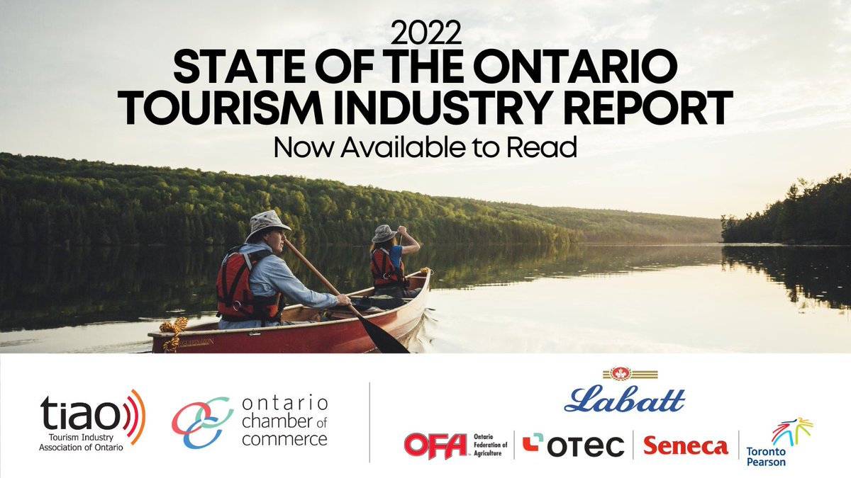 Today, the <a href="/OntarioCofC/">Ontario Chamber</a> and @TIAOtweets released the “State of the Ontario Tourism Industry Report.”    

 This report offers a blueprint for the recovery and growth of Ontario’s tourism sector.  

 Read: occ.ca/wp-content/upl… #ONTourism #ONChamberNetwork