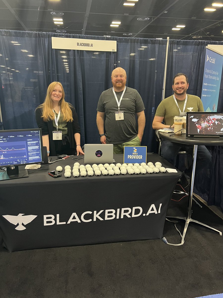 Carahsoft's tweet photo. #DoDIIS22: @blackbird_ai empowers trust, safety &amp; integrity across the global information ecosystem. Explore ways the team can empower the pursuit of information integrity globally at booth #315. https://t.co/j1ZXM0drdt