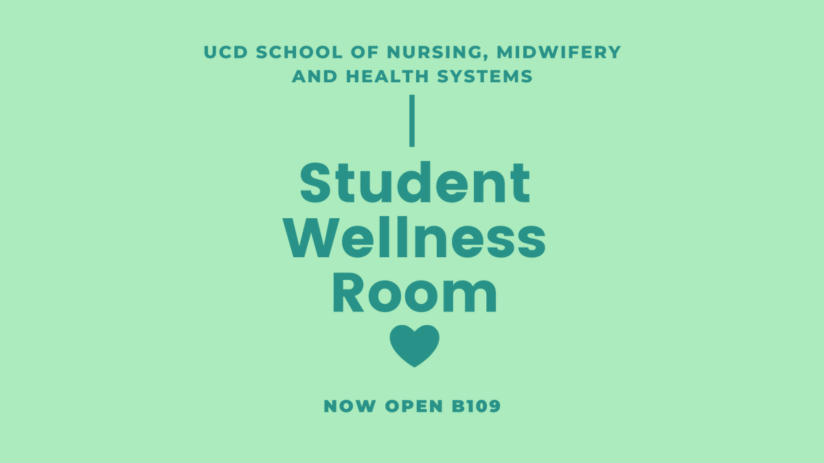 The School has opened a Wellness Room for students during this exam period in Room B109, Health Science Building. This safe and relaxing space has bean bags, yoga mats and other soft furnishings to aid with bringing a sense of calm and serenity. Please spread the word. #wellness
